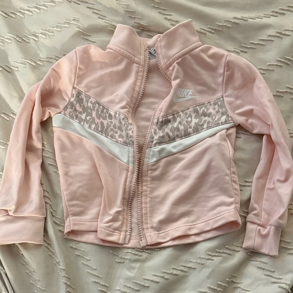 Nike Kids Light Pink Jacket with White Accents